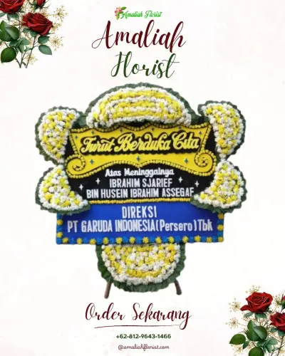 Papan Bunga Duka di Ngesrep