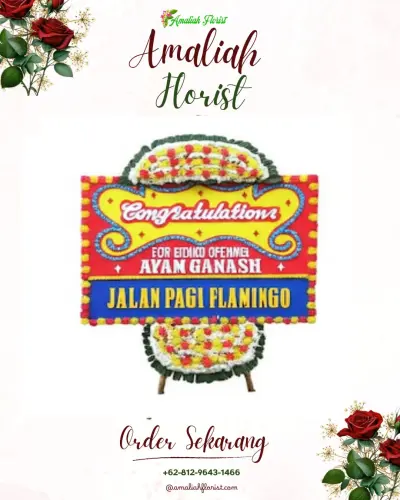 Bunga Papan Congratulation di Ngesrep
